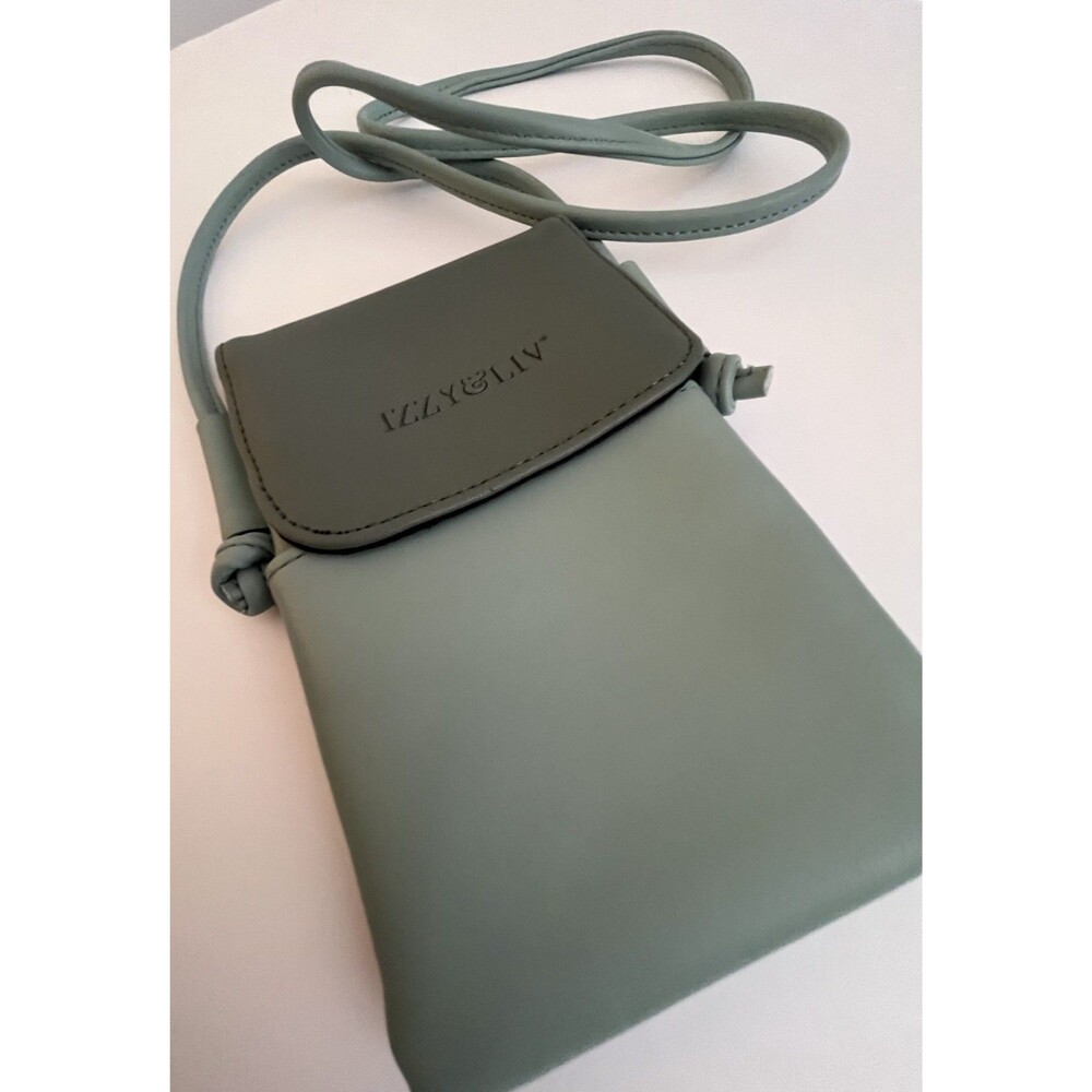Izzy & Liv Women’s Blue/Green Little Small Phone Pouch Crossbody Handbag